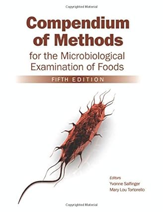 Compendium of Methods for the Microbiological Examination of Foods (5th Edition) - Pdf
